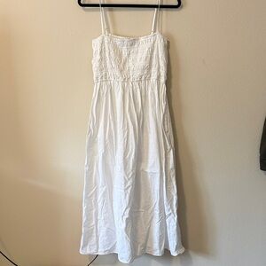 Madewell White Midi Dress
